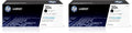30A (CF230A) Black Original Toner Cartridge (Pack of 2)