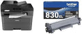 MFCL2820DW Laser Printer and TN830XL Black High Yield Toner