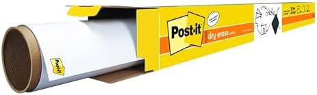Dry Erase Whiteboard Film Surface for Walls, Doors, Tables, Chalkboards, Whiteboards, and More, Removable, Stain-Proof, Easy Installation, 8 ft x 4 ft Roll (DEF8X4), Model Number: DEF8x4