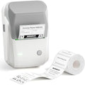 B1 Label Maker Machine with Tape, Portable Thermal Bluetooth Printer for 2'' Stickers, Mini Barcode Labeler for Home School& Small Business