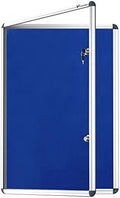 Tamperproof Lockable Noticeboard Class 1 Aluminium Framed 48x36 Inches