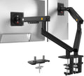NB SmooVex? Dual Monitor Mount, Dual Monitor Stand fits up to 32 Inch, Mechanical Spring Monitor Arm, VESA 75/100 mm, Model-A5C (Black-Dual)