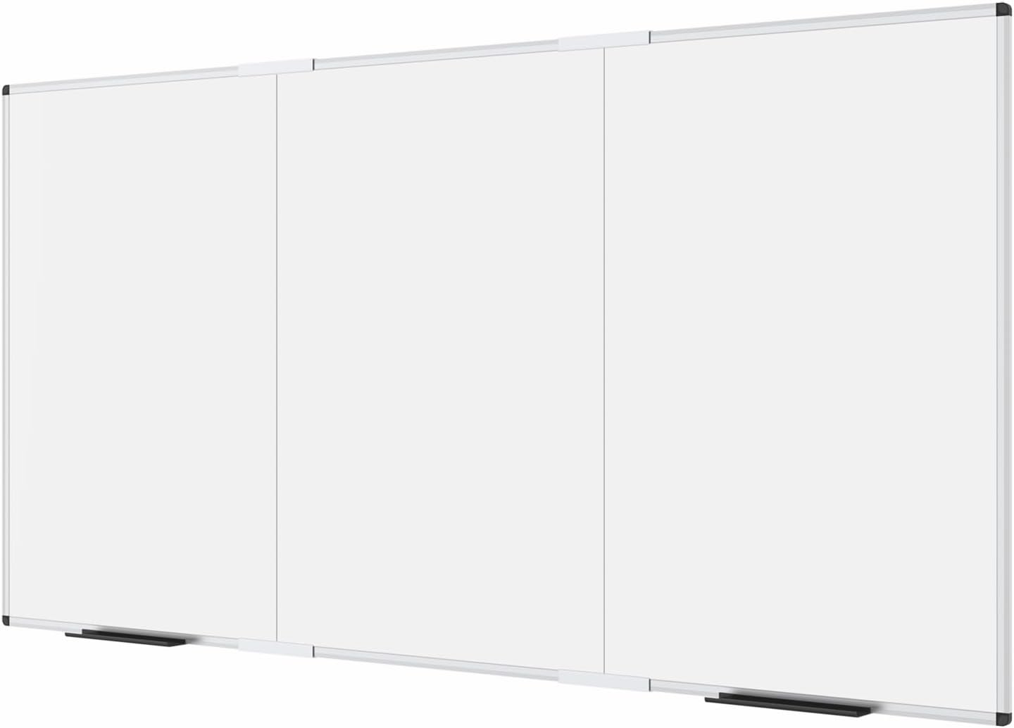 Large Magnetic Whiteboard, 96 X 48 Inches,Foldable Dry Erase Board | Wall Mounted White Board for School Office and Home 8' X 4'