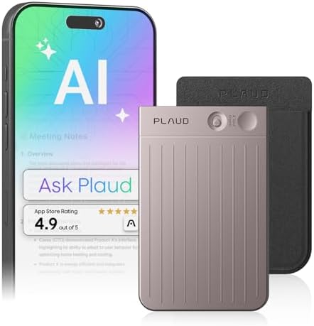 Note AI Voice Recorder, Note Taker w/Case, App Control, Transcribe & Summarize with AI, Support 112 Languages, for Meetings, Calls, Lectures, Professionals, Teams, Starlight, Non-Pro Version