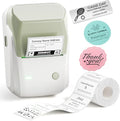 B1 Label Maker Machine with Tape, Portable Thermal Bluetooth Printer for 2'' Stickers, Mini Barcode Labeler for Home School& Small Business