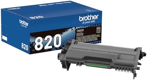 Genuine Toner Cartridge, TN820, Replacement Black Toner, Page Yield Up To 3,000 Pages, Dash Replenishment Cartridge