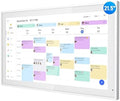 Digital Calendar, 21.5 Inch Electronic Calendar & Chore Chart, Smart Family Organizer with Interactive Touchscreen Display, Wall Mount or Desk Mount in Portrait or Landscape, Gifts for Women Men, Gifts for Mom Dad