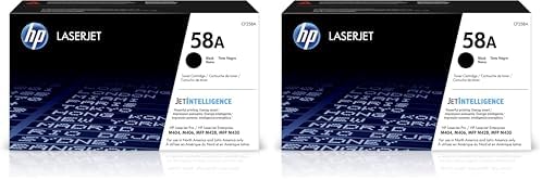 58A (CF258A) Black Original Toner Cartridge (Pack of 2)