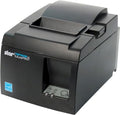 Micronics 39472110 Model TSP143IIIBi Thermal Printer, Auto-Cutter, Bluetooth, iOS, Android/Windows, Power Supply, Gray