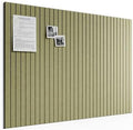 Large Felt Bulletin Board 48" x 36" Cork Board Alternative-12 Pack with 70 Safe Removable Adhesive Tabs, Cork Boards for Walls Cork Board for Home Office Classroom Pin Board (Olive Green)