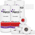 1 Line White Labels - 32 Rolls, 4 Sleeves, 32,000 Blank Price and Date Gun Labels for 1 Line Price and Date Guns - Made in USA