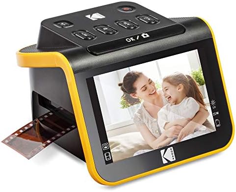 Slide N SCAN Film and Slide Scanner with Large 5” LCD Screen, Convert Color & B&W Negatives & Slides 35mm, 126, 110 Film Negatives & Slides to High Resolution 22MP JPEG Digital Photos