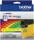 Genuine LC406XLYS High-Yield Yellow Ink Cartridge