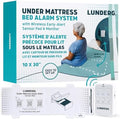 Under Mattress Bed Alarm for Elderly - Invisible & Wireless Sensor Pad with Early Alert & Pager - Our Most Advanced Fall Prevention System for Dementia, Ideal for Loved Ones who Refuse Help