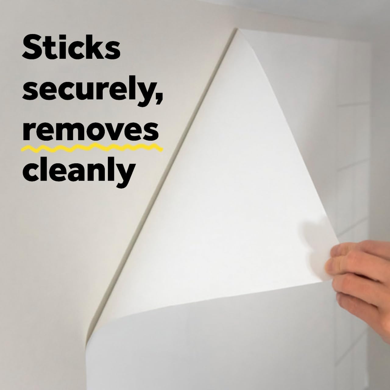 Dry Erase Whiteboard Film Surface for Walls, Doors, Tables, Chalkboards, Whiteboards, and More, Removable, Stain-Proof, Easy Installation, 6 ft x 4 ft Roll (DEF6X4)