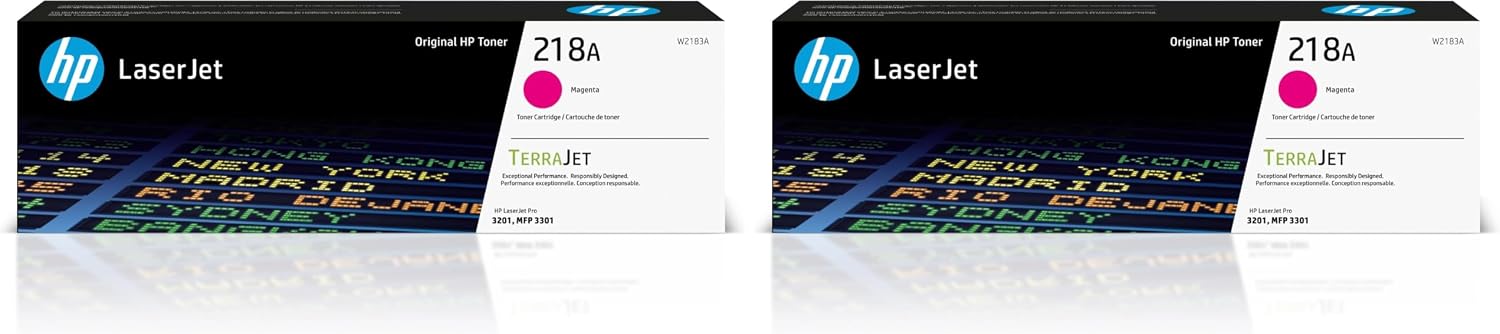 218A Original LaserJet Toner Cartridge - Magenta (Pack of 2)