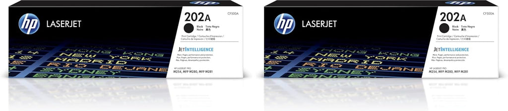 202A (CF500AK) Black Original Toner Cartridge (Pack of 2)