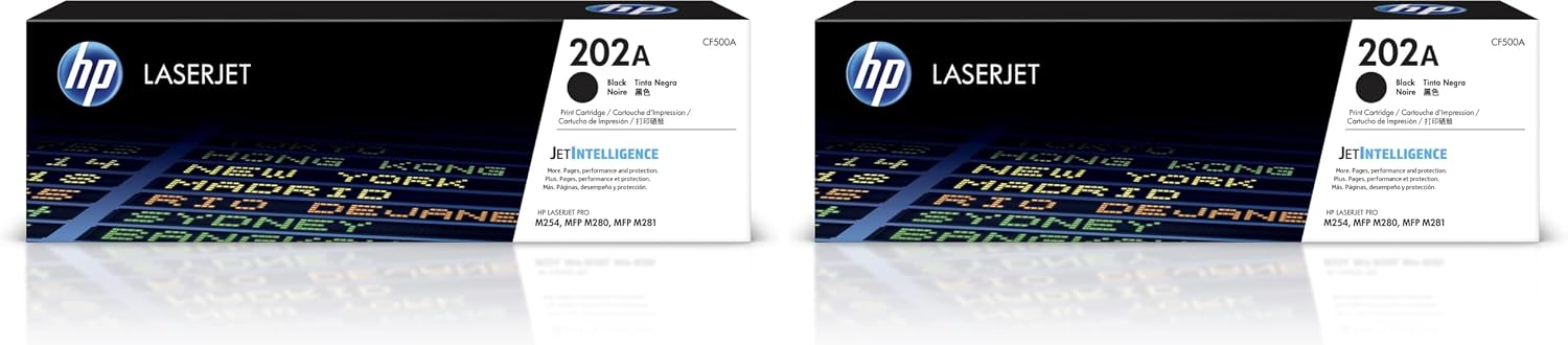 202A (CF500AK) Black Original Toner Cartridge (Pack of 2)