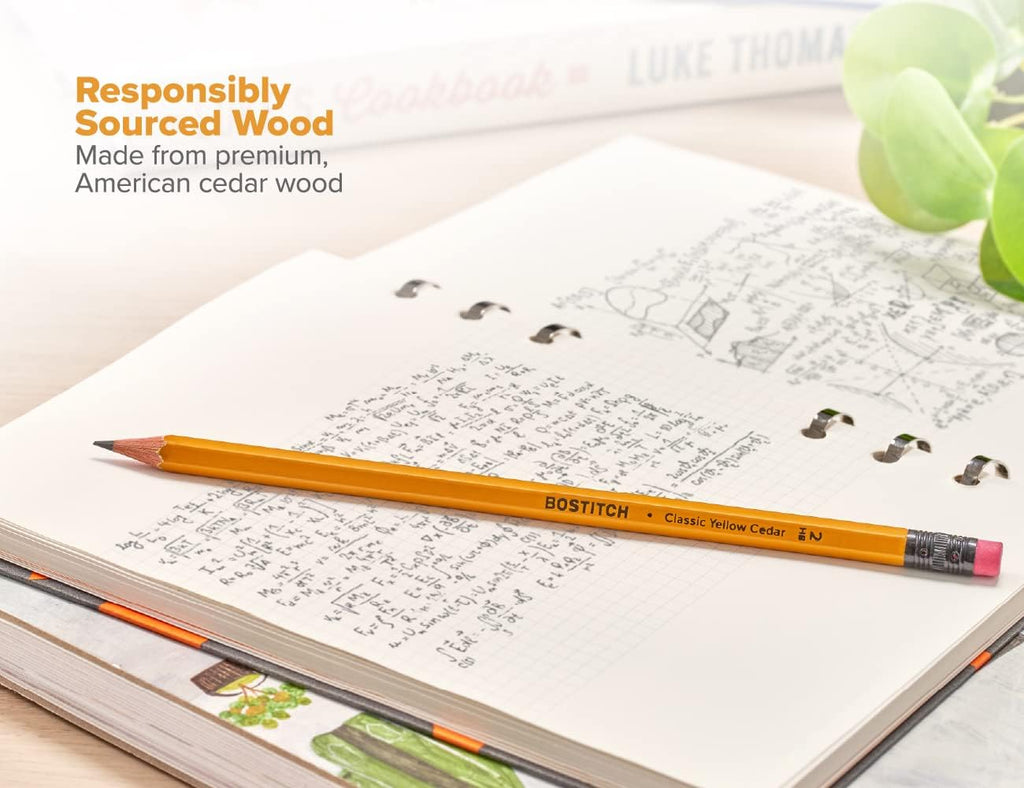 Premium #2 Pencils, American Cedar Wood, Pre-Sharpened, HB Graphite, 500-Pack