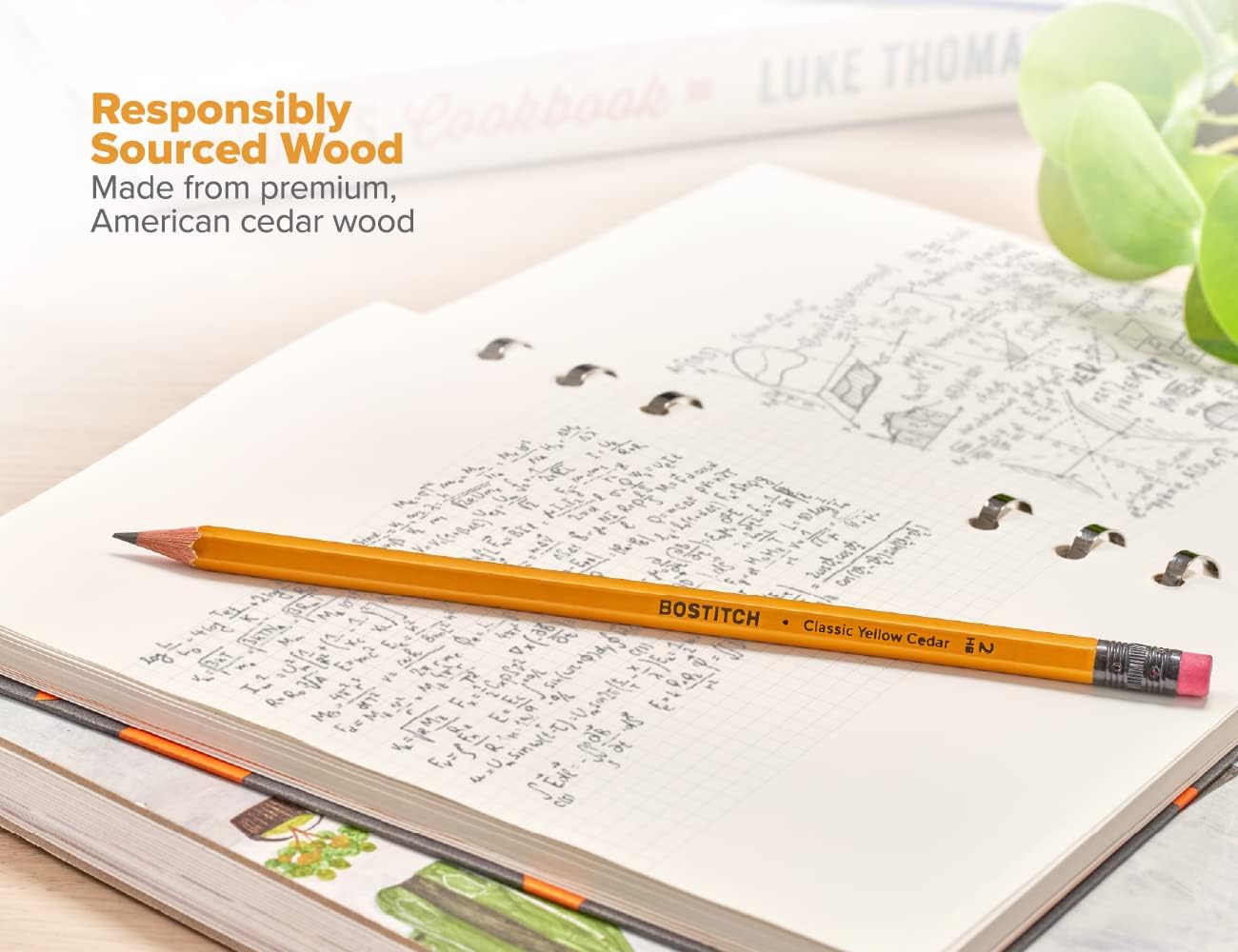 Premium #2 Pencils, American Cedar Wood, Pre-Sharpened, HB Graphite, 500-Pack