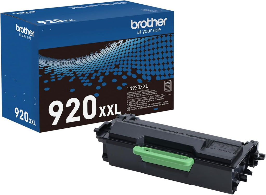 Genuine TN920XXL Super High-Yield Toner Cartridge | Genuine TN920XXL Black Toner, 000 Pages). Fits Hl-L5210/hl-L6210/hl-L6310/mfc-L6810 Series