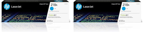 218A Original LaserJet Toner Cartridge - Cyan (Pack of 2)