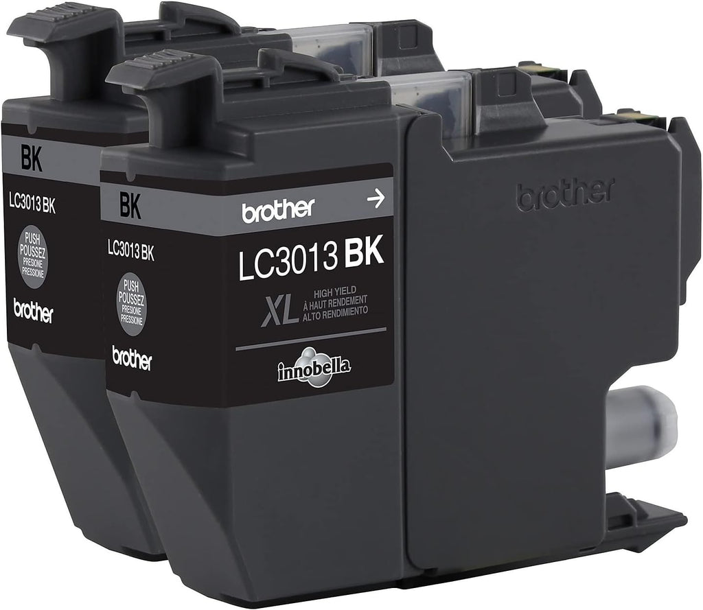 Genuine LC30132PKS 2-Pack High Yield Black Ink Cartridges, Page Yield Up to 400 Pages/Cartridge, LC3013