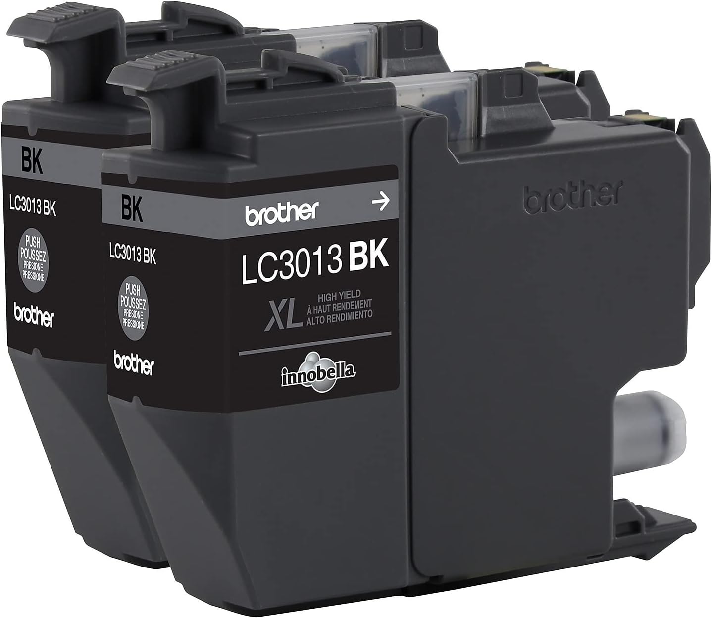 Genuine LC30132PKS 2-Pack High Yield Black Ink Cartridges, Page Yield Up to 400 Pages/Cartridge, LC3013