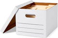 Basics Basic Duty Storage/Filing Boxes with Lift-Off Lid - Legal/Letter Size, 20-Pack