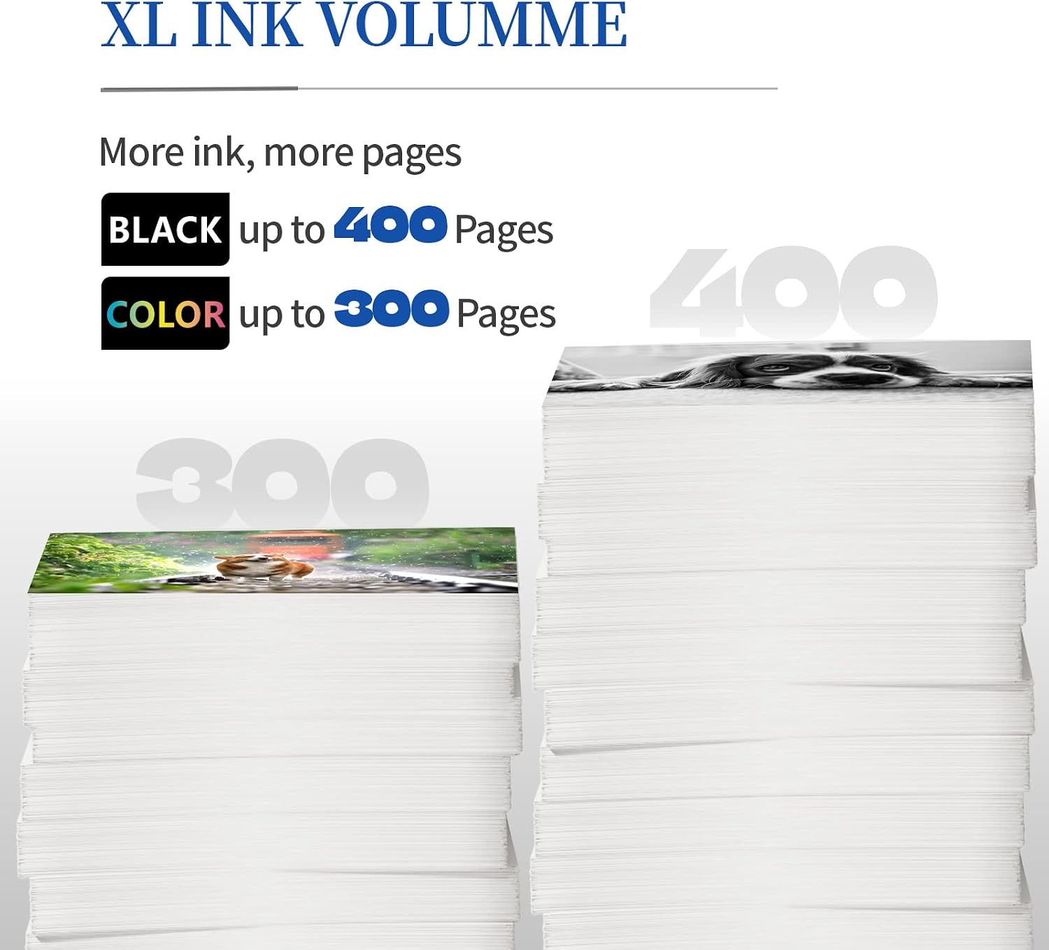 260XL 261XL Replacement for Canon 260 and 261 PG-260XL CL-261XL Used to Canon Pixma TS6420a TS6420 TS5320 TS6400 TR7020a TR7020 TR7022 Printer - Black Color High Yield 2PK