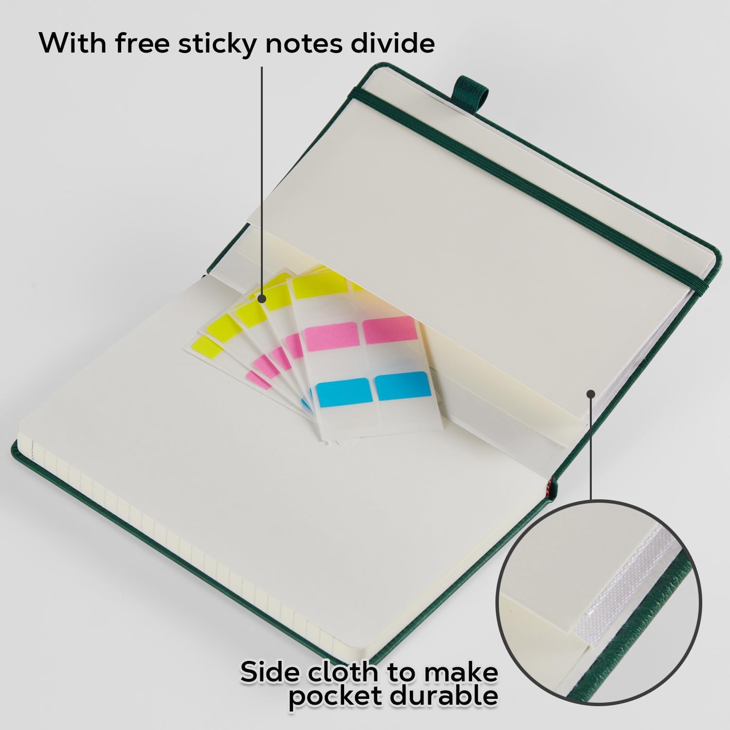 2 Pack Bullet Dotted Notebook Journals for Women, A5 Leather Journal Note Book with 100 GSM Dot Grid Paper, Pink & Purple Notebooks for Writing Work, Office School Supplies, 5.7"x8.4"