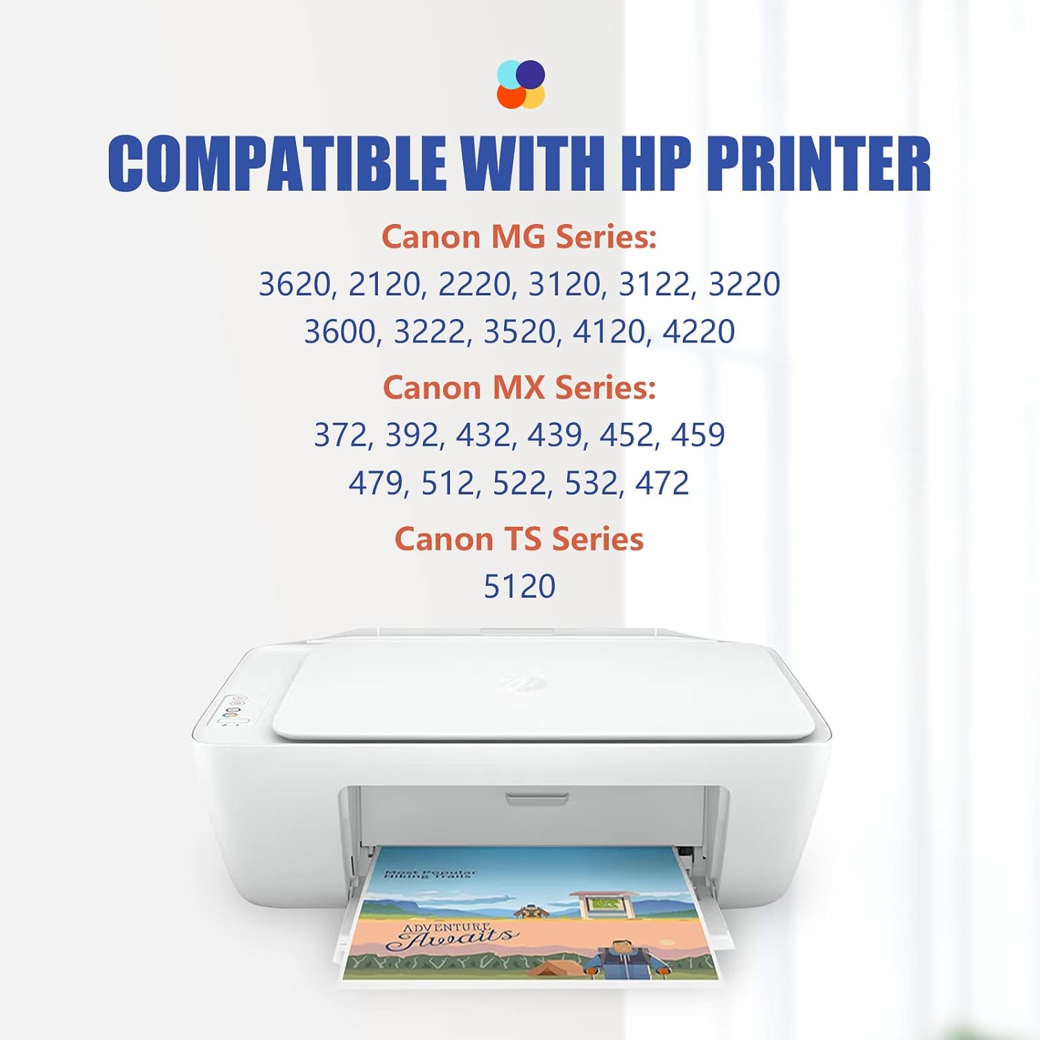 Remanufactured Compatible Canon 240 XL 241 XL PG-240XL CL-241XL Ink Cartridges for Canon Pixma MG3620 TS5120 MG3520 MG3600 MG3220 MG3222 MG2120 MX472 MX452 MX512 MX532 (1 Black, 1 Tri-Color) | Used to PIXMA MG3620 MG3520 TS5120 MX472 MX532 MX452 MG2120 MG