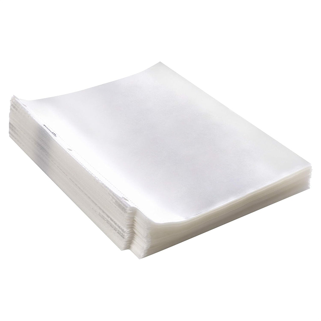 Basics Polypropylene (PP) Sheet Protector, Non-Glare, 200 Pack, Clear