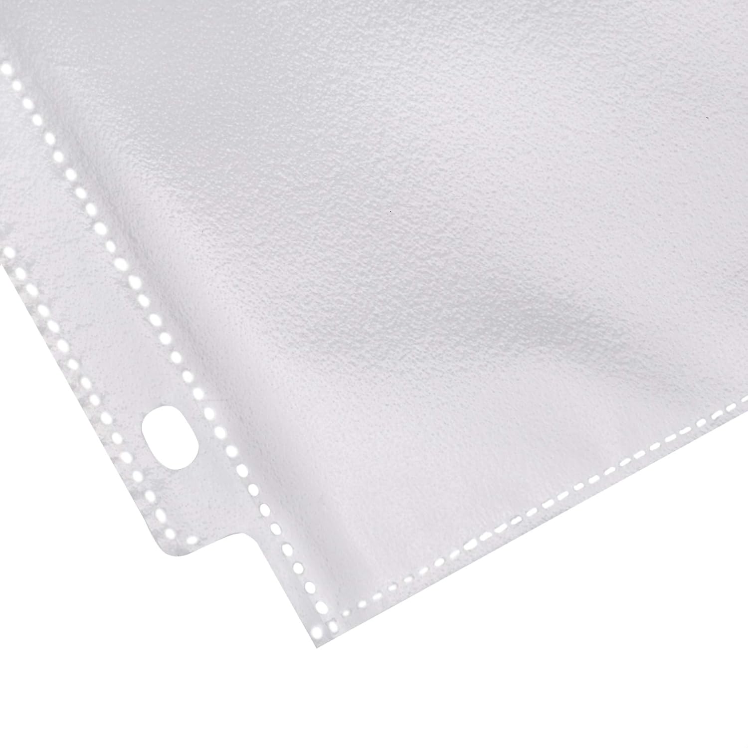 Basics Non-Glare Sheet Protector for Documents, with Pre-Punched Holes, 500 Count, 21.59 x 27.94 cm, Clear