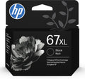 Original 67XL Black High-Yield Ink Cartridge | Works with DeskJet 1255, 2700, 4100 Series, Envy 6000, 6400 Series | Eligible for Instant Ink | 3YM57AN