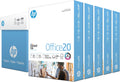 HP Printer Paper 8.5x11 Office 20 lb 5 Ream Case 2500 Sheets 92 Bright Made in USA FSC Certified Copy Paper HP Compatible 112150C
