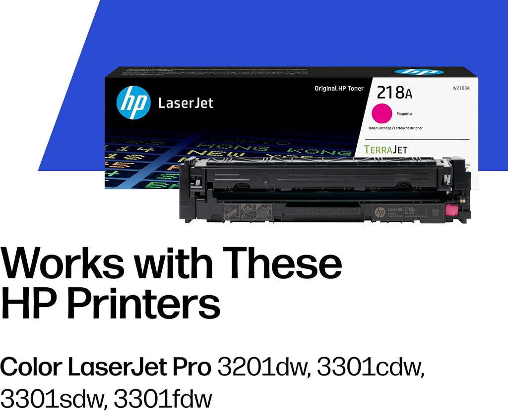 218A Original LaserJet Toner Cartridge - Magenta (Pack of 2)