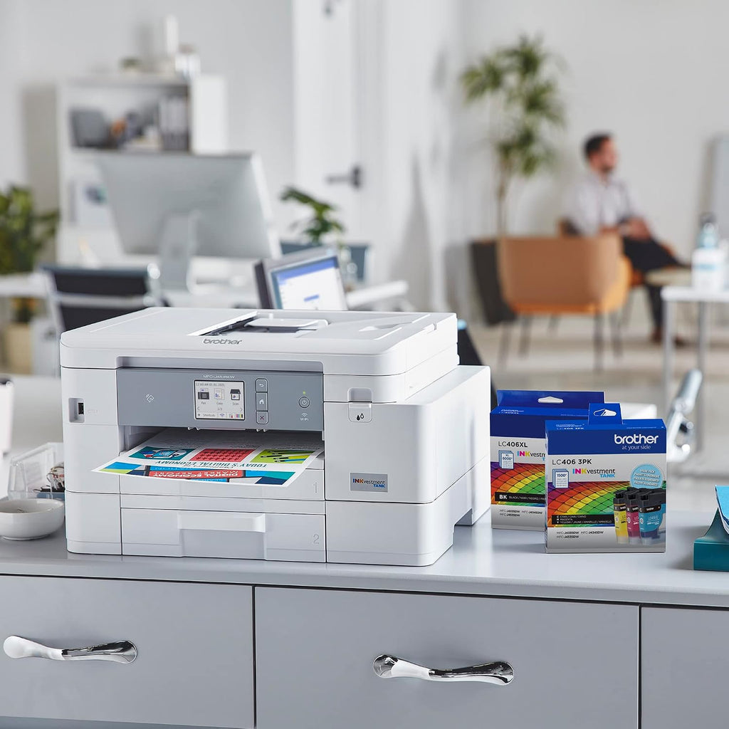 Genuine LC406XLCS High-Yield Cyan Ink Cartridge