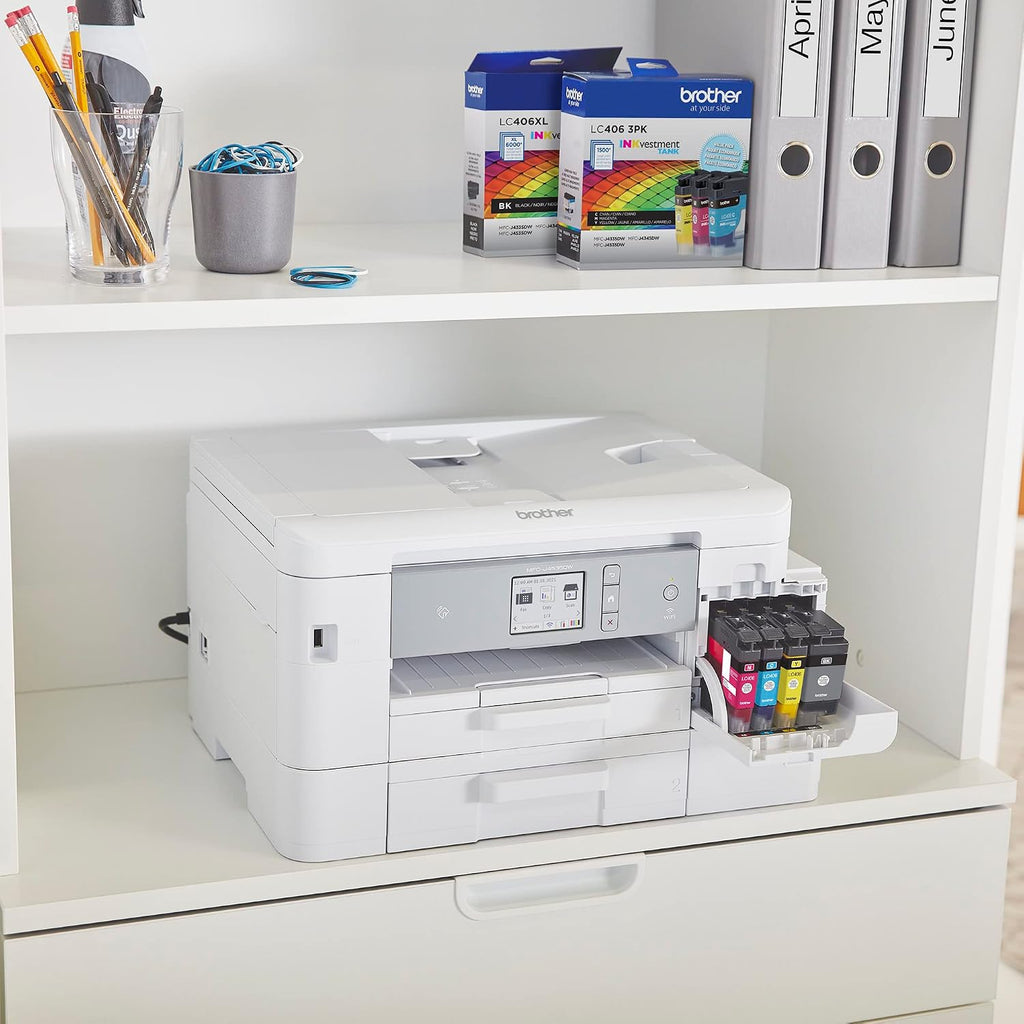 Genuine LC406XLCS High-Yield Cyan Ink Cartridge
