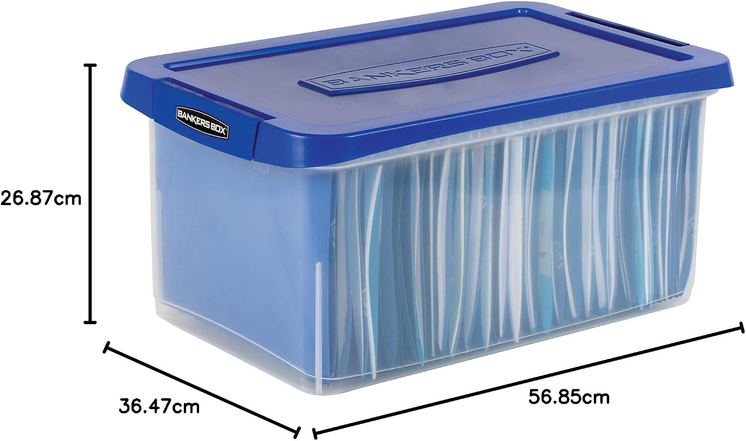 Heavy Duty 20" Plastic Letter File Box, 0086102