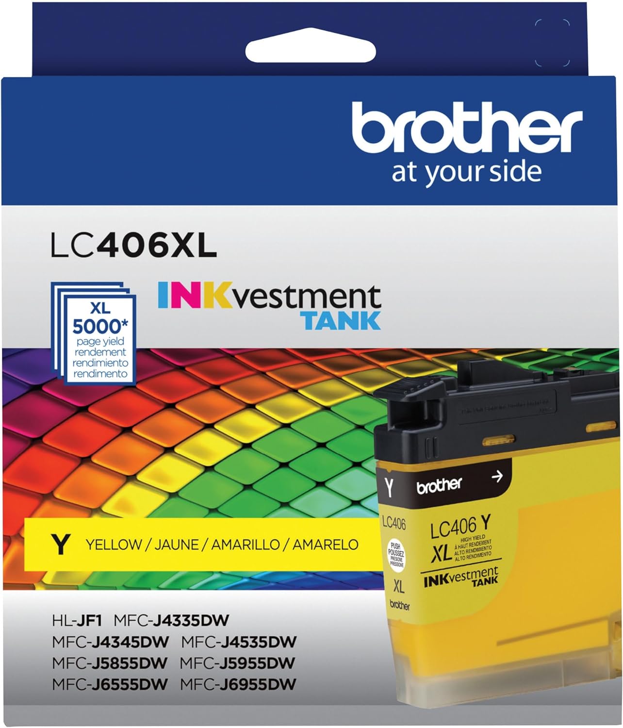Genuine LC406XLYS High-Yield Yellow Ink Cartridge
