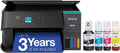 EcoTank ET-2980 Wireless All-in-One Color Supertank Printer with up to 3 Years of Ink Refillable Tanks, Perfect for Home, 15 PPM, 1.44" Colorful Screen, Auto 2-Sided Printing - Black