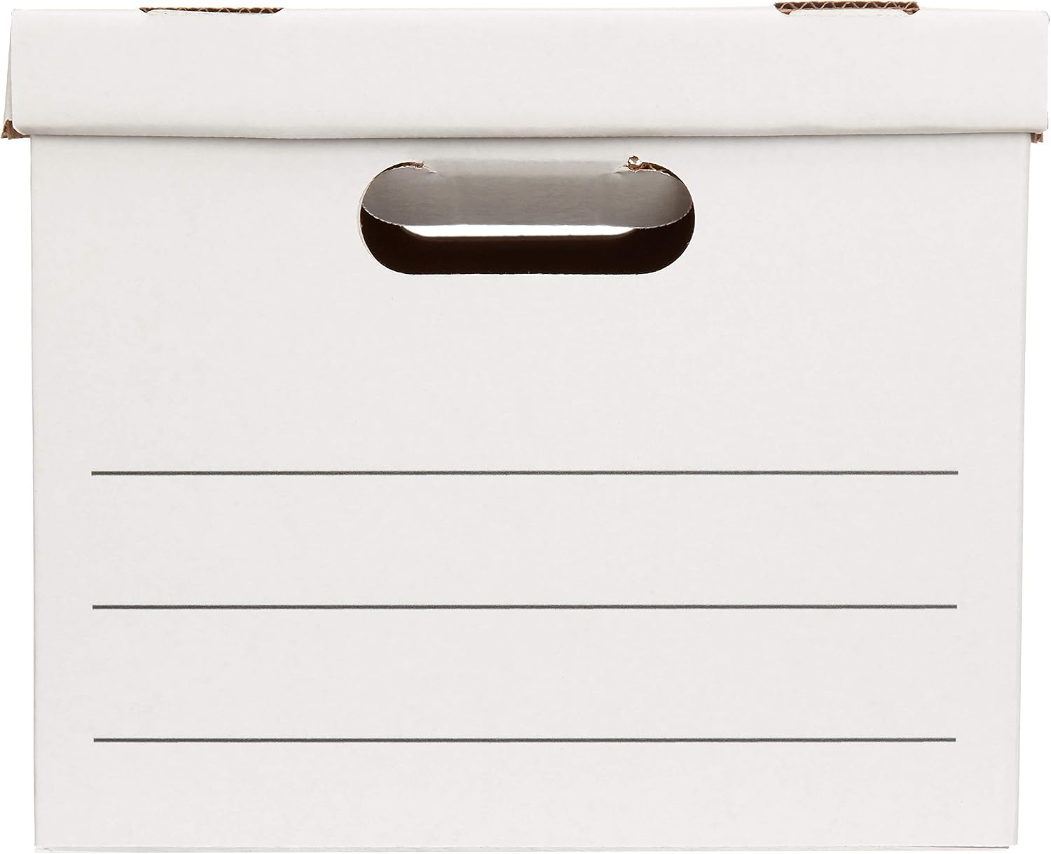 Basics Basic Duty Storage/Filing Boxes with Lift-Off Lid - Legal/Letter Size, 20-Pack