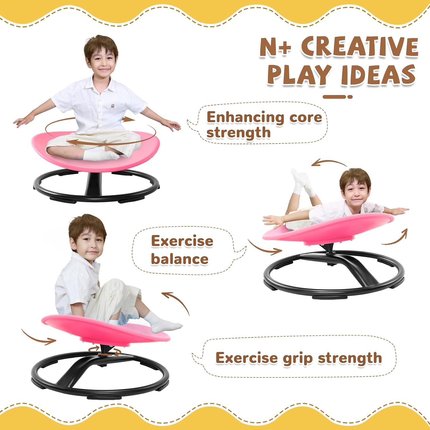 Spinning Chair for Autistic Kids (Ages 3-18), Autism Sensory Toy Gift