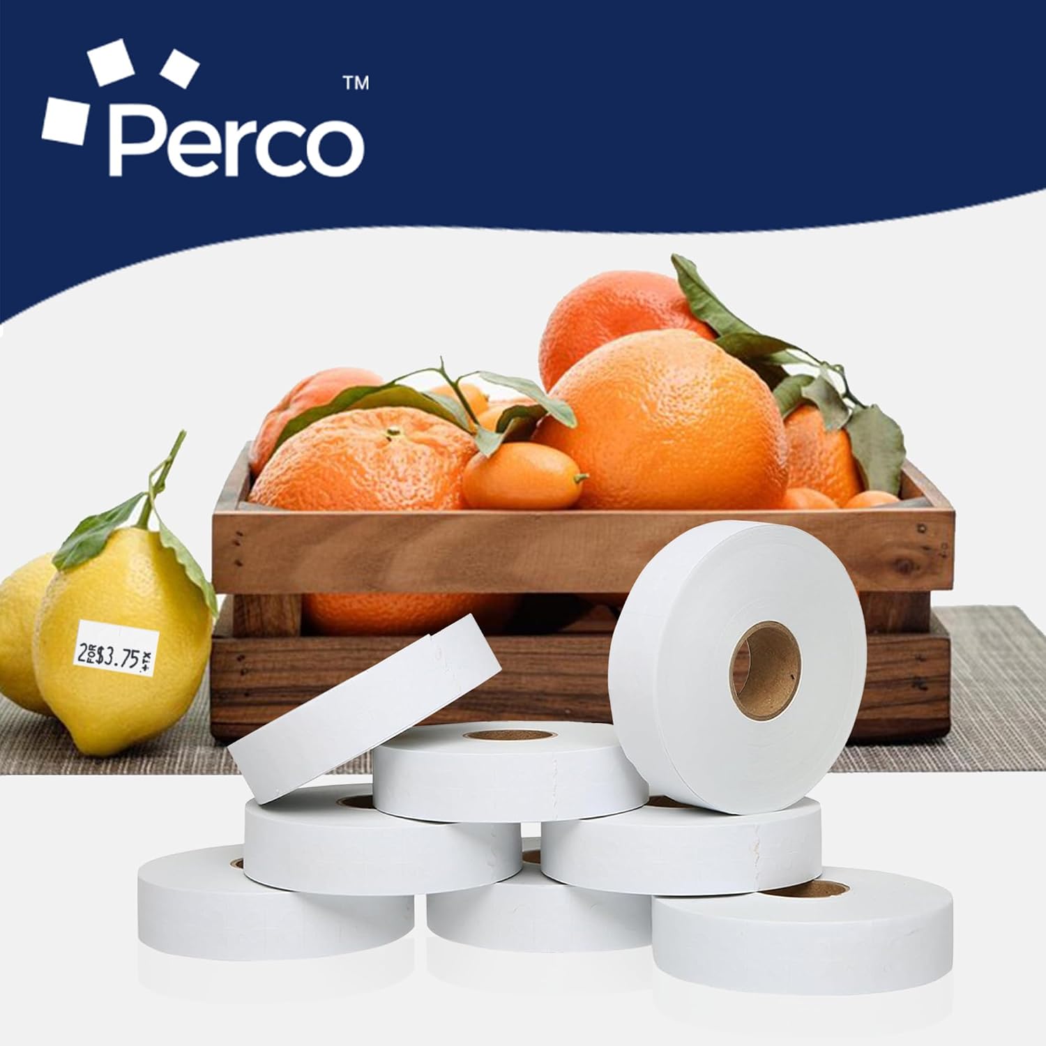 White Pricing Labels for Monarch 1131 Price Gun – 8 Sleeves, 64 Rolls Value Pack - 160,000 Price Marking Labels – with Ink Rolls Included