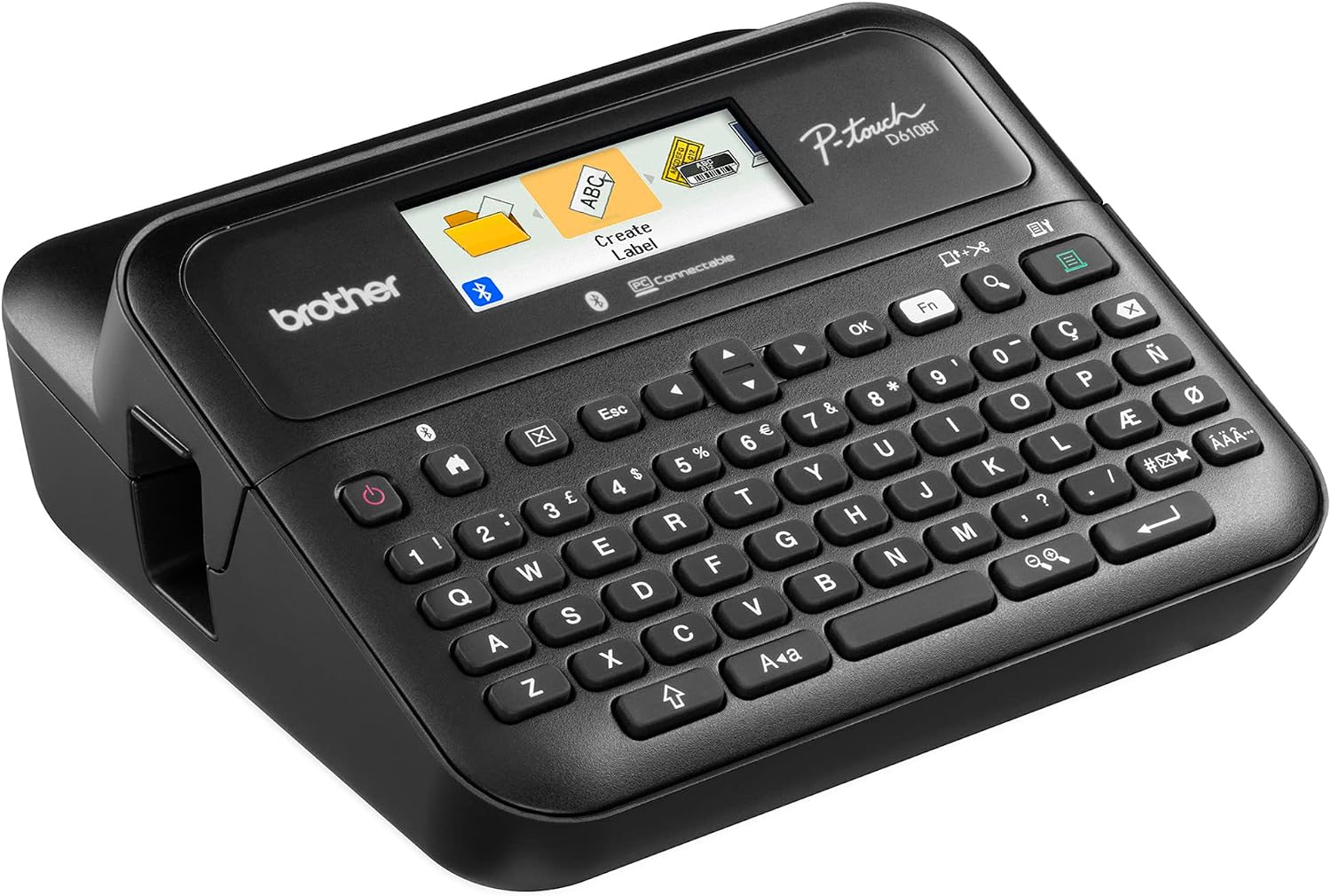 P-Touch PT-D610BT Business Professional Connected Label Maker – Bluetooth? Thermal Labeling Machine – TZe Tape Included – Refillable, LabelManager-Compatible