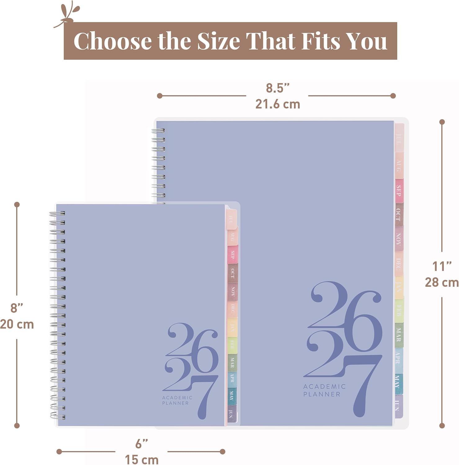 Rileys Academic Planner 2025-2026, Daily, Weekly & Monthly Planner, July 2025 - June 2026, Student Notes Pages, Twin-Wire Binding, Weekly Agenda for School & Work (20 x 15 cm, Black)