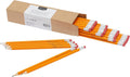 Basics Woodcased Classroom #2 Pencils with Erasers, Pre-sharpened, HB Lead, Value Pack of 30 count, Orange