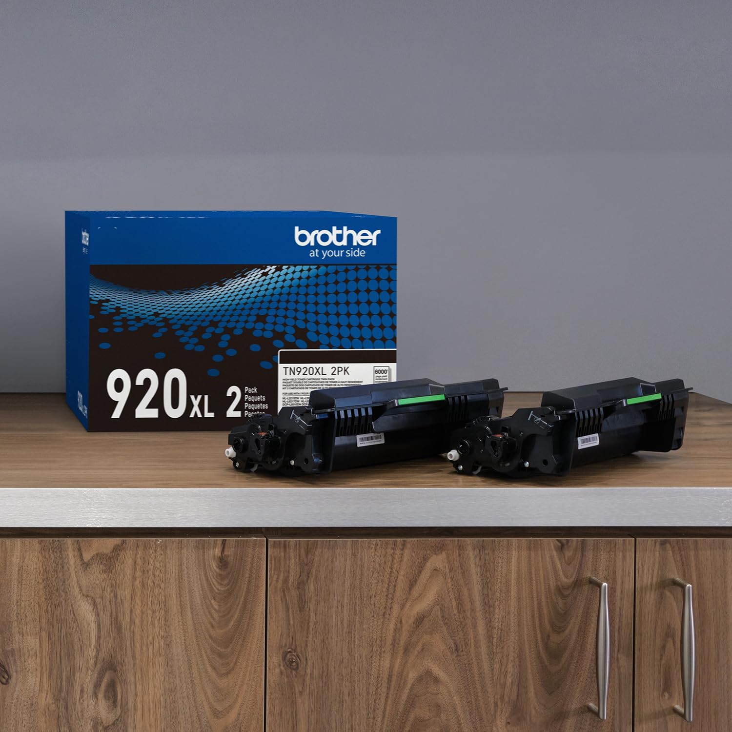 Genuine Cartridge TN920XL High Yield Black Toner Twin Pack, 2 Pack, HL-L5210DN, HL-L5210DW, HL-L5210DWT, HL-L5215DW, HL-L6210DW, HL-L6210DWT, HL-L6310DW,MFC-L6810DW | Approx. 6, 000 Pages per Cartridge, Compatible with Hl-L5210dw and Hl-L6210dw