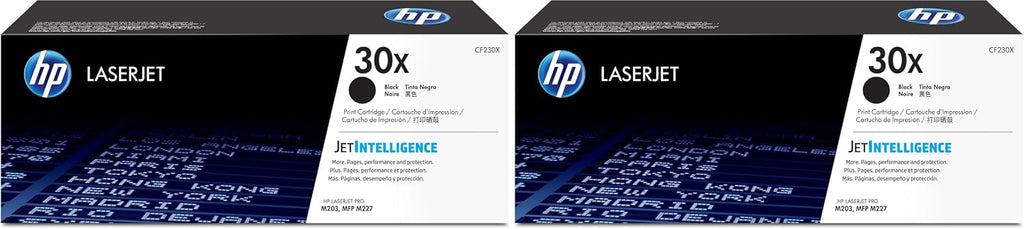30X (CF230X) High Yield Black Original Toner Cartridge, XL (Pack of 2)